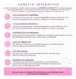 Convite Casamento Interativo Ouro - Imagem 3